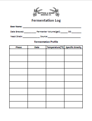 Log Sheet